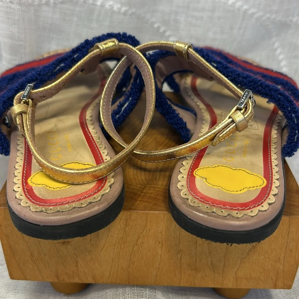 Gucci Colorful Strappy Sandals